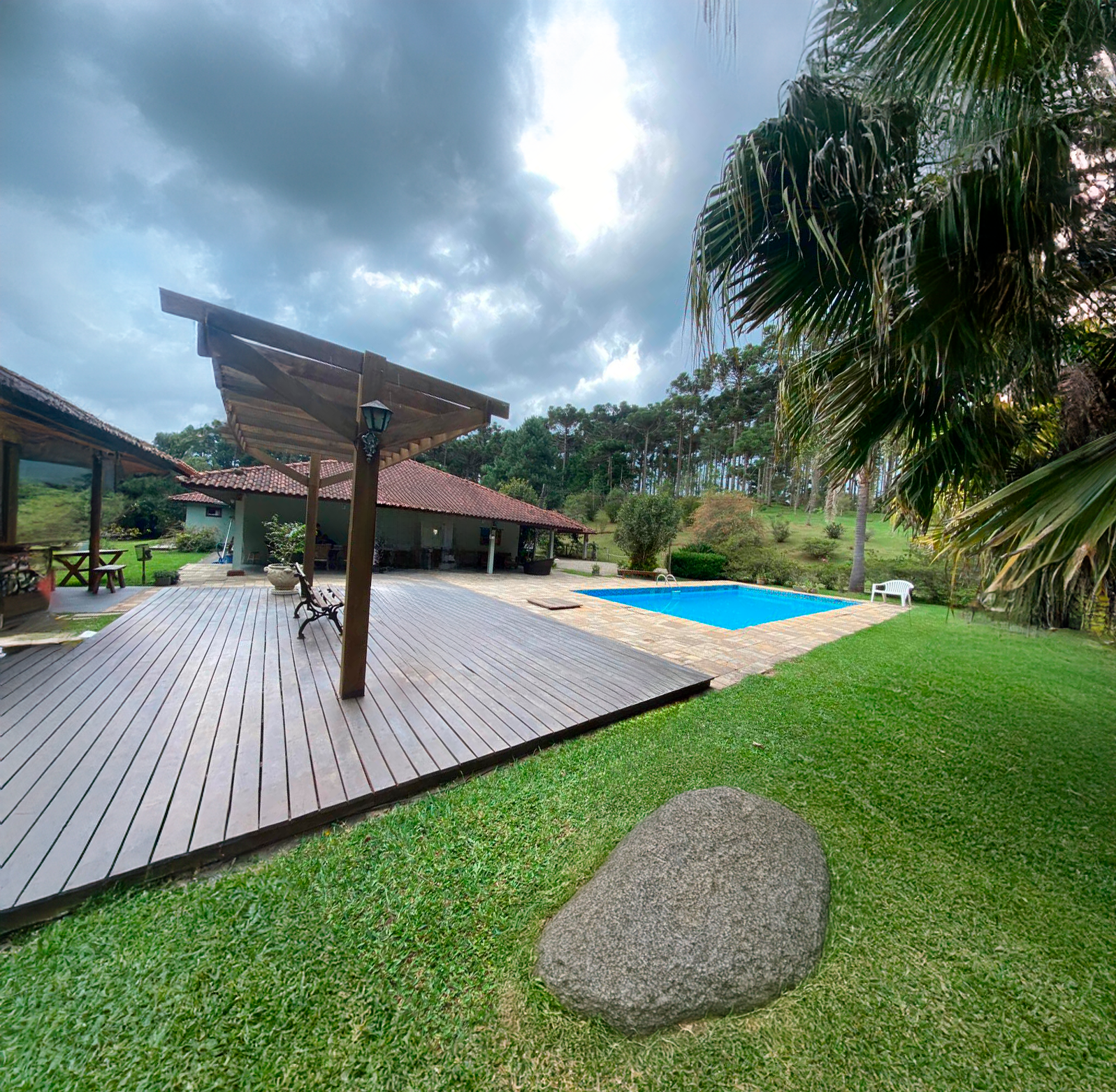 Vista aérea do Recantos dos Pinheiros